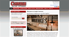 Desktop Screenshot of cargileauctions.com